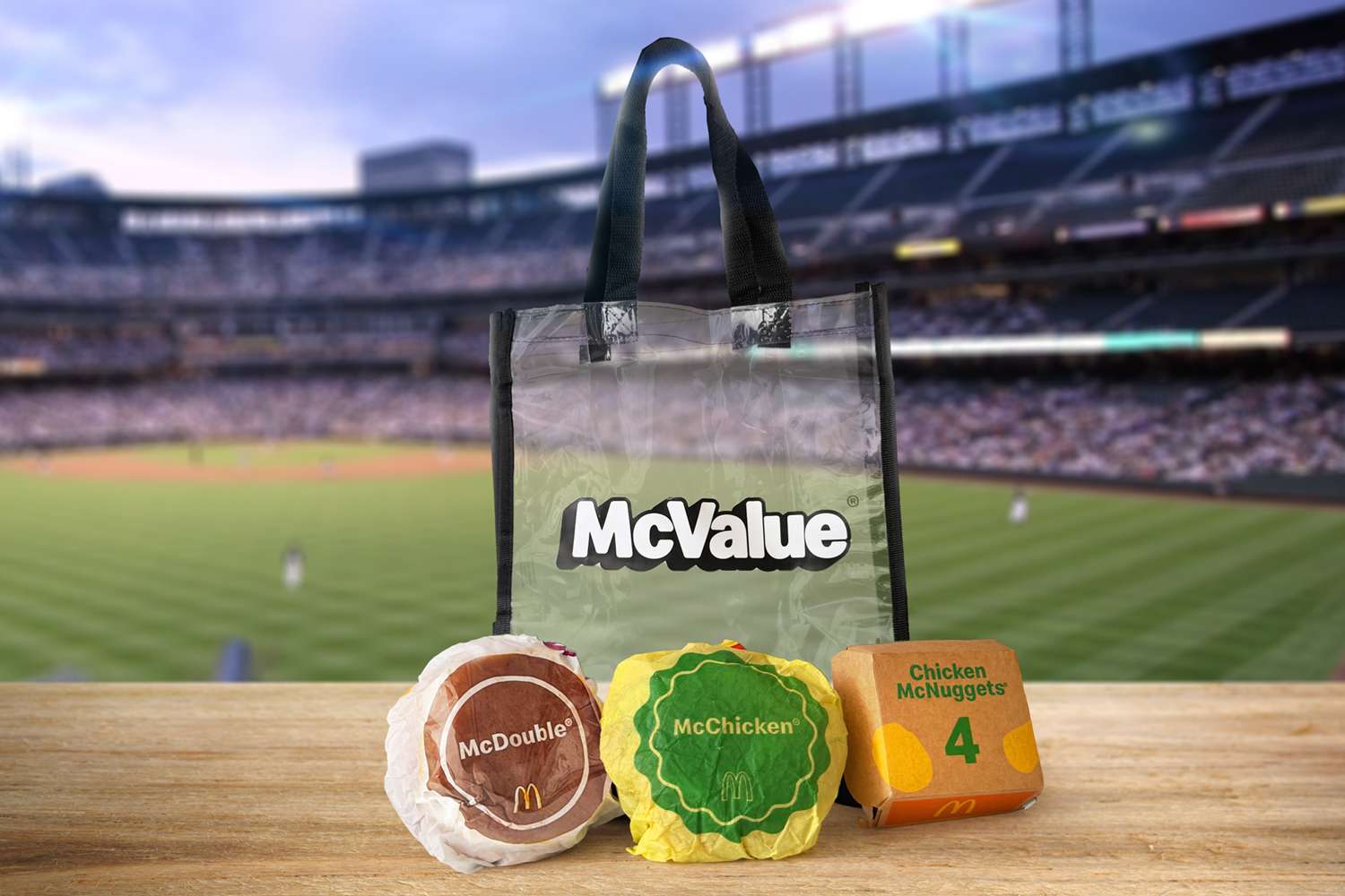 We tried the baseball stadium food hack with a McDonald’s McValue Pack