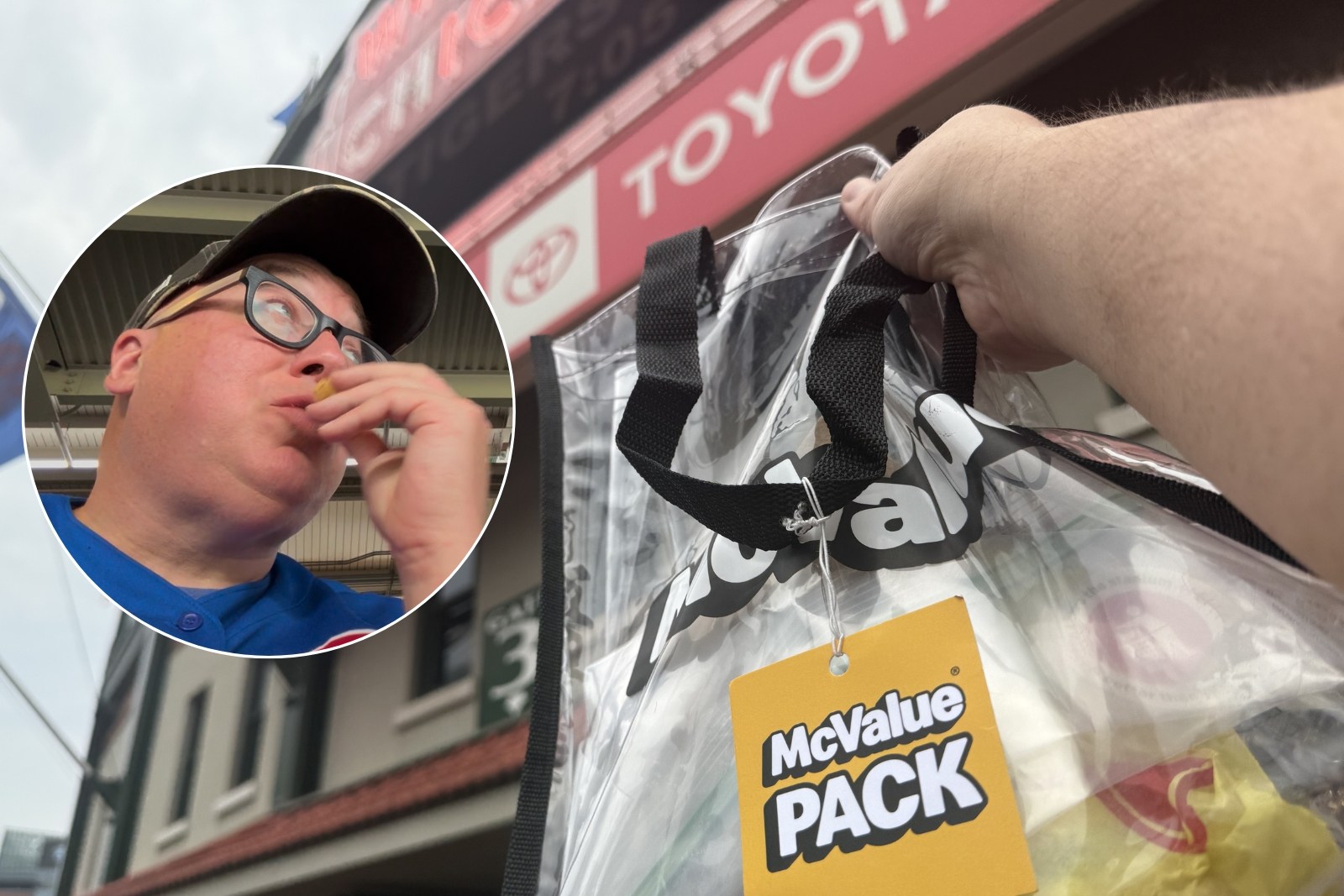 McDonald’s wants people to take their food into baseball stadiums, so I tried it