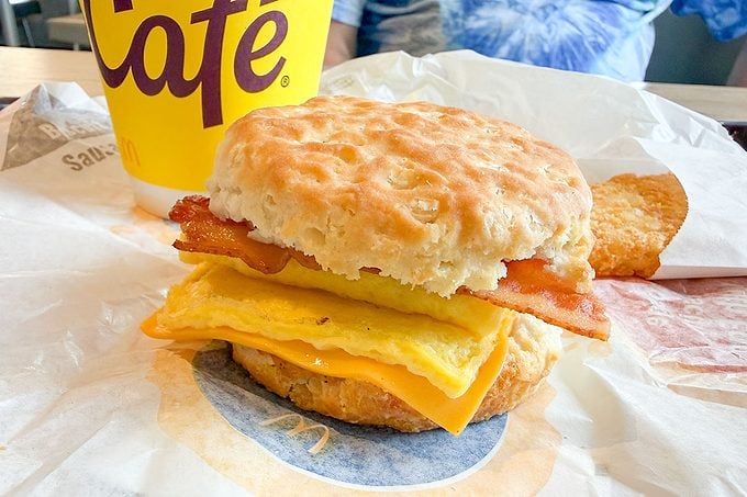 I Tried Mcdonald’s New Honey Brown Butter Biscuit Img 7571 Hayley Schueneman For Taste Of Home