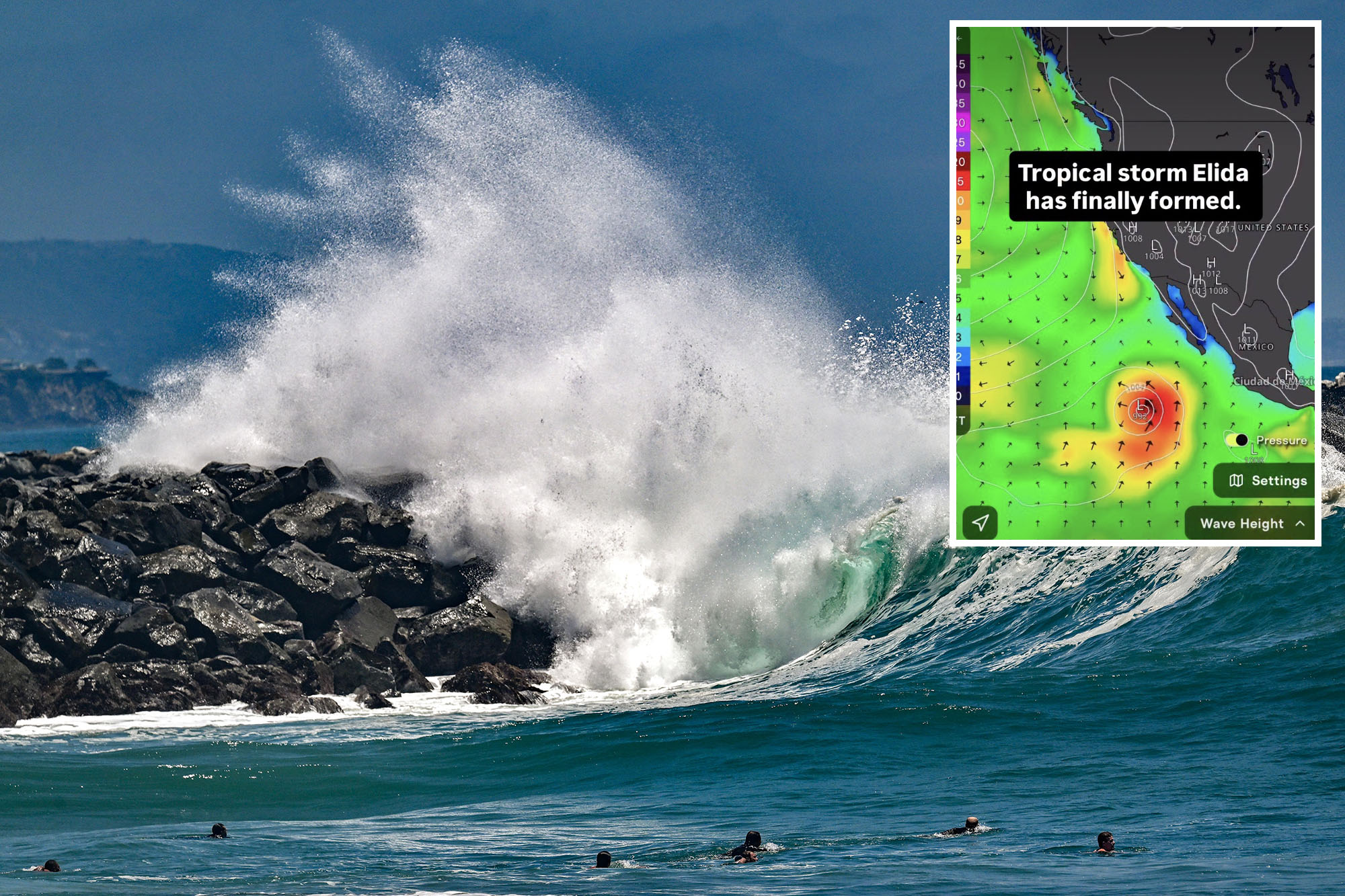 SoCal hit with life threatening waves as tropical storms churn in Pacific
