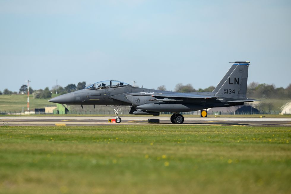 US fighter jet at RAF Lakenheath | Source: GETTY