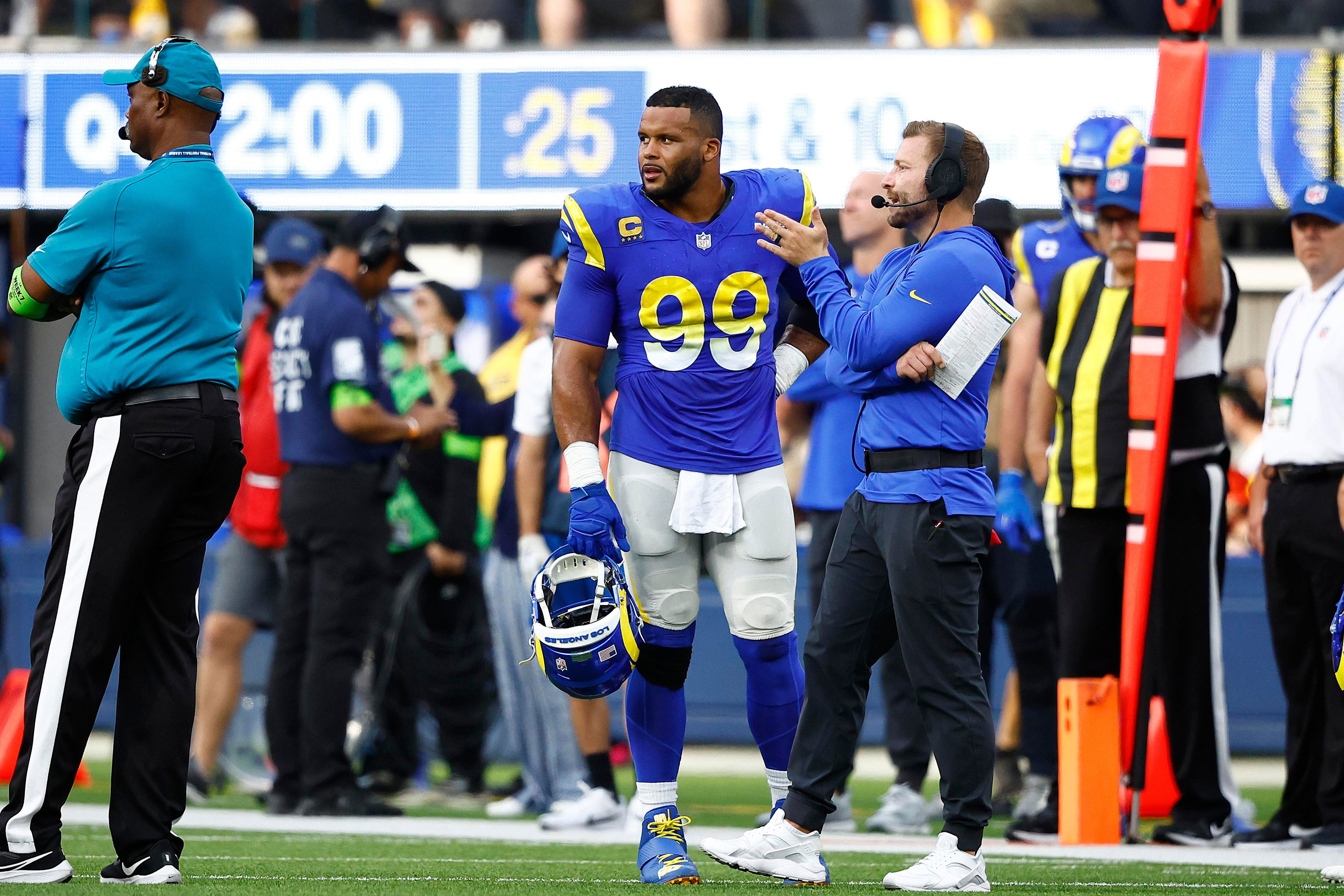 McVay addresses Aaron Donald rumors