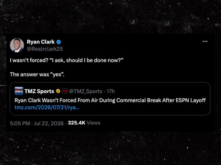 Ryan Clark Clarifies ESPN Exit, Says He Was Told to Leave Broadcast