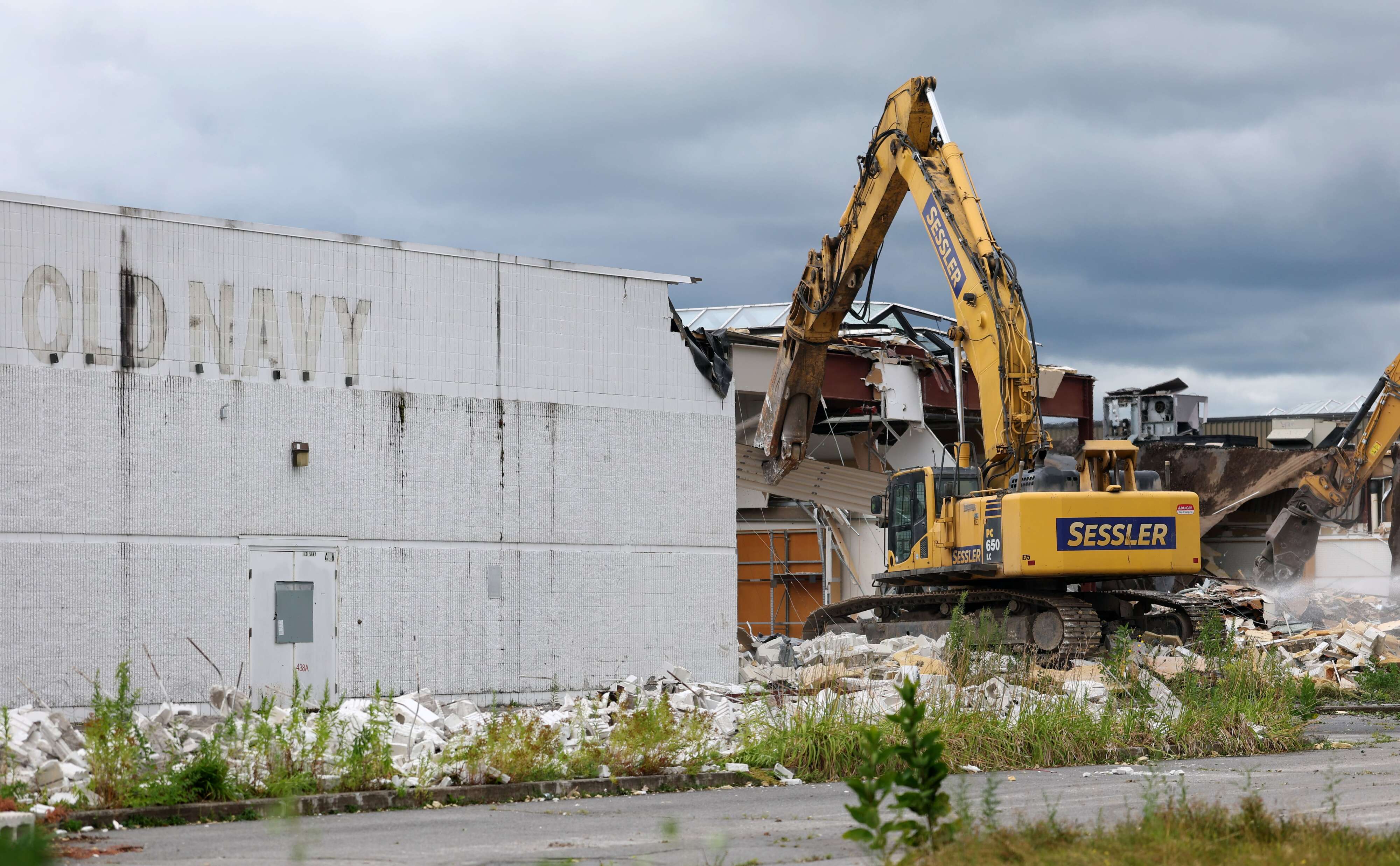 Demolition has started at the Great Northern Mall Wednesday July 22, 2026. Sessler Wrecking, a demolition contractor based in Waterloo, started to demolish the mall in preparation for the sites redevelopment. Dennis Nett | dnett@syracuse.com
