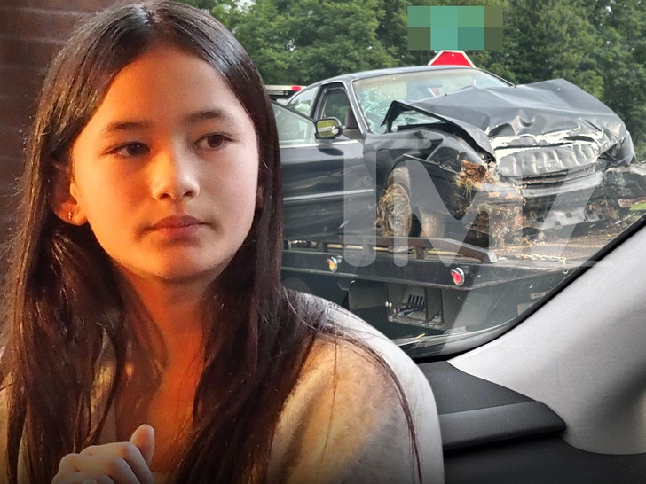 'Godzilla vs. Kong' star Kaylee Hottle: New car crash photo shows severe damage