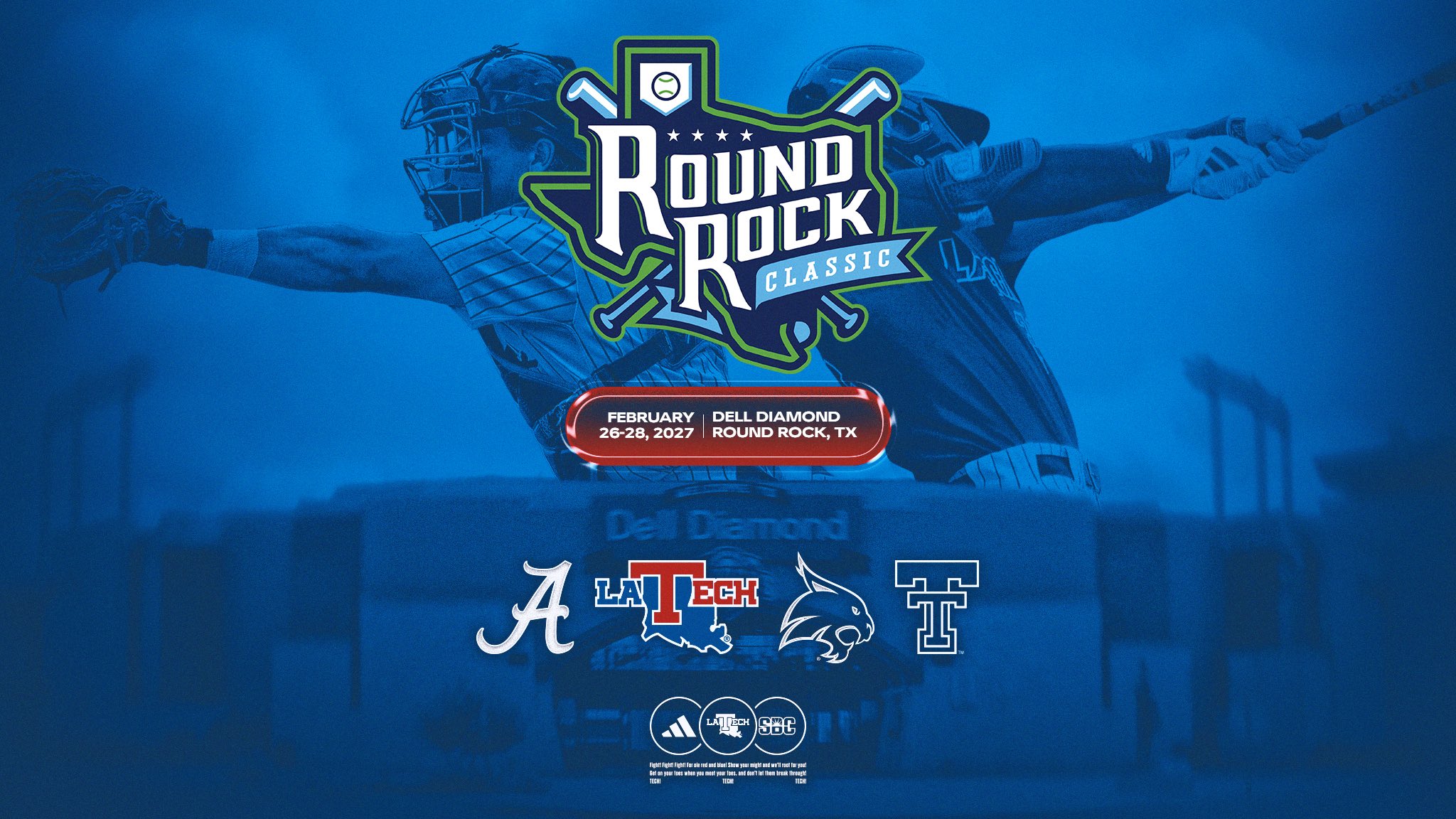 Louisiana Tech, Alabama headline 2027 Round Rock College Baseball Classic