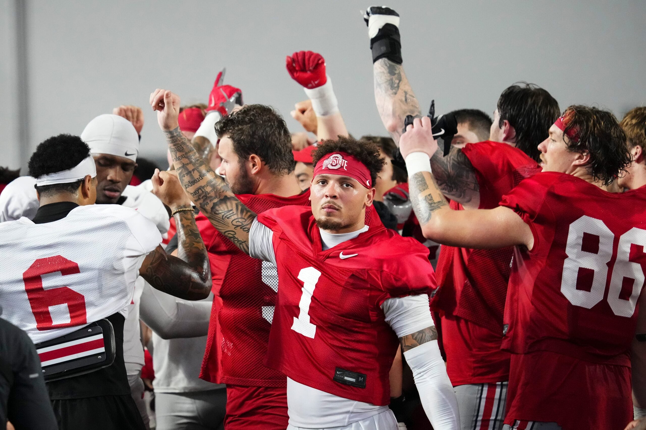 Ohio State football WR Brandon Inniss points out transfer portal addition that's making waves in Columbus