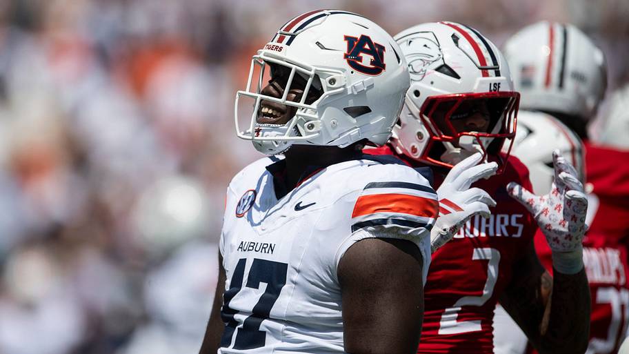 Malik Blocton reacts after a play against South Alabama in 2025
