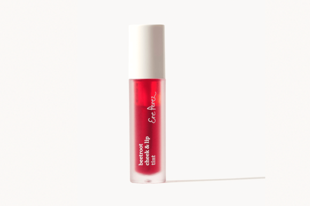 Ere Perez Beetroot Cheek & Lip Tint in a frosted tube.