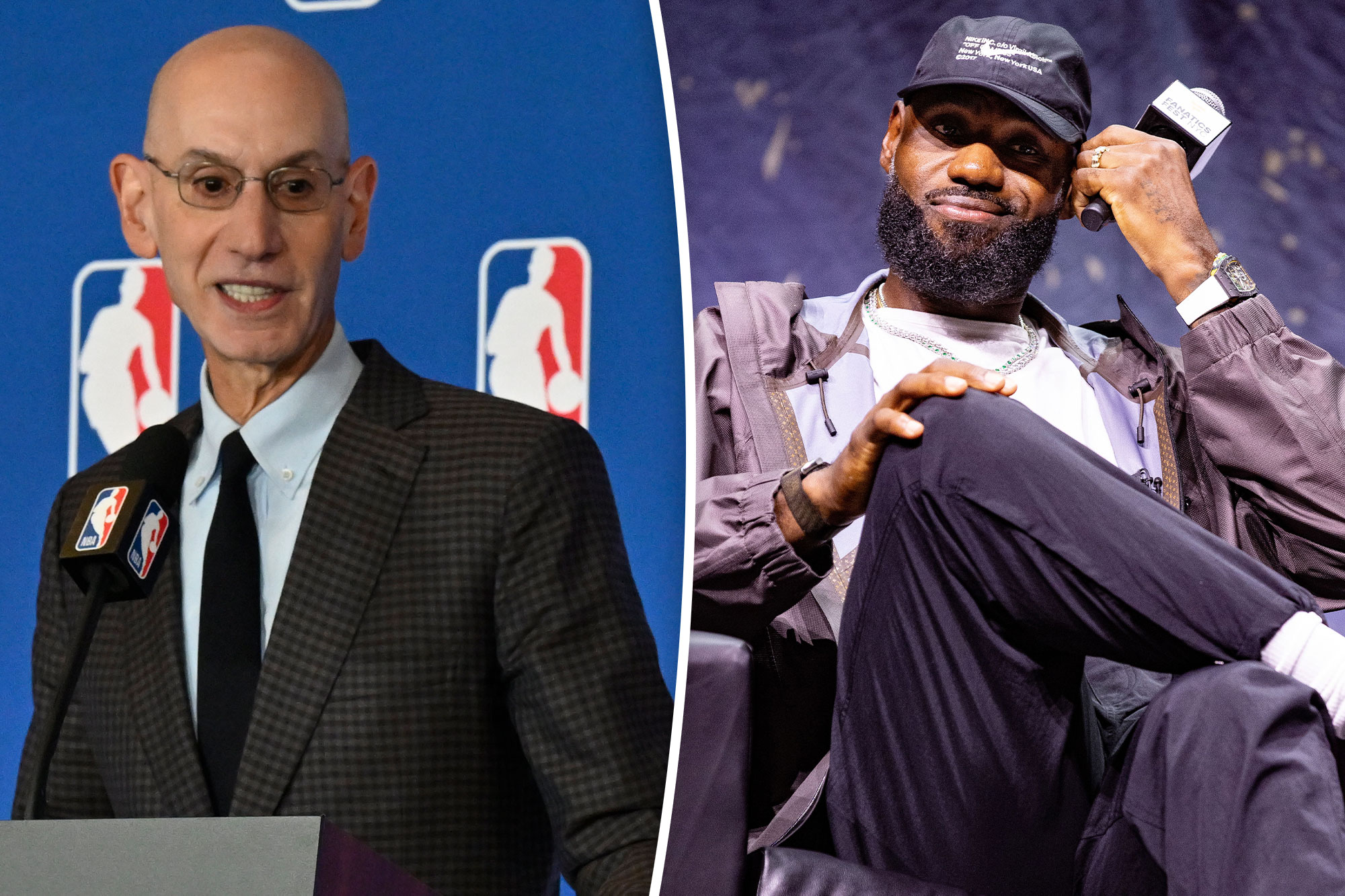 LeBron James 'irritated' by Adam Silver pressure