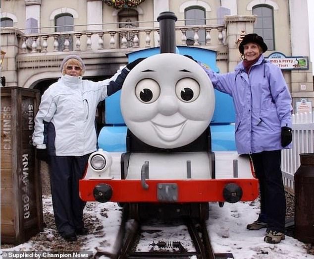 The Rev Awdry's two daughters Hilary Fortnum (left) and Veronica Chambers (right)