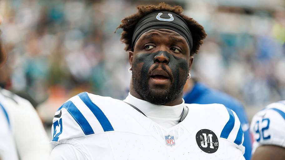 Indianapolis Colts defensive end Kwity Paye (51) looks on before a game against the Jacksonville Jaguars.