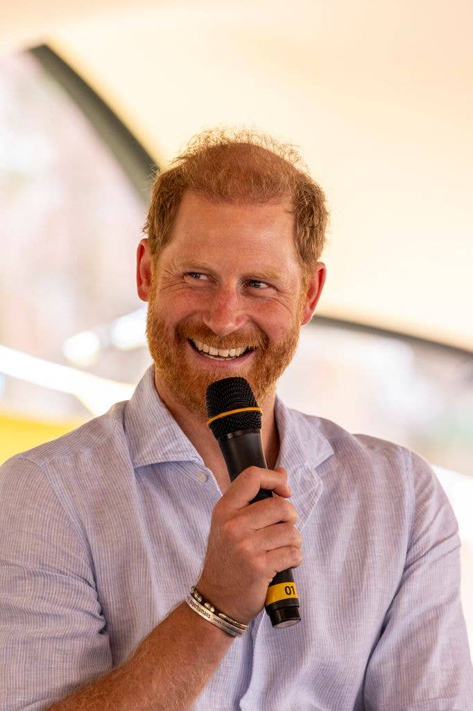 Prince Harry, Duke of Sussex takes part in Scotty's Summer Festival at Maxstoke Castle