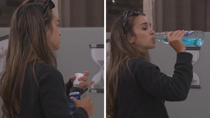 'Big Brother' Housemate Lyric Medeiros Drinks Straight From Communal Mouthwash Bottle