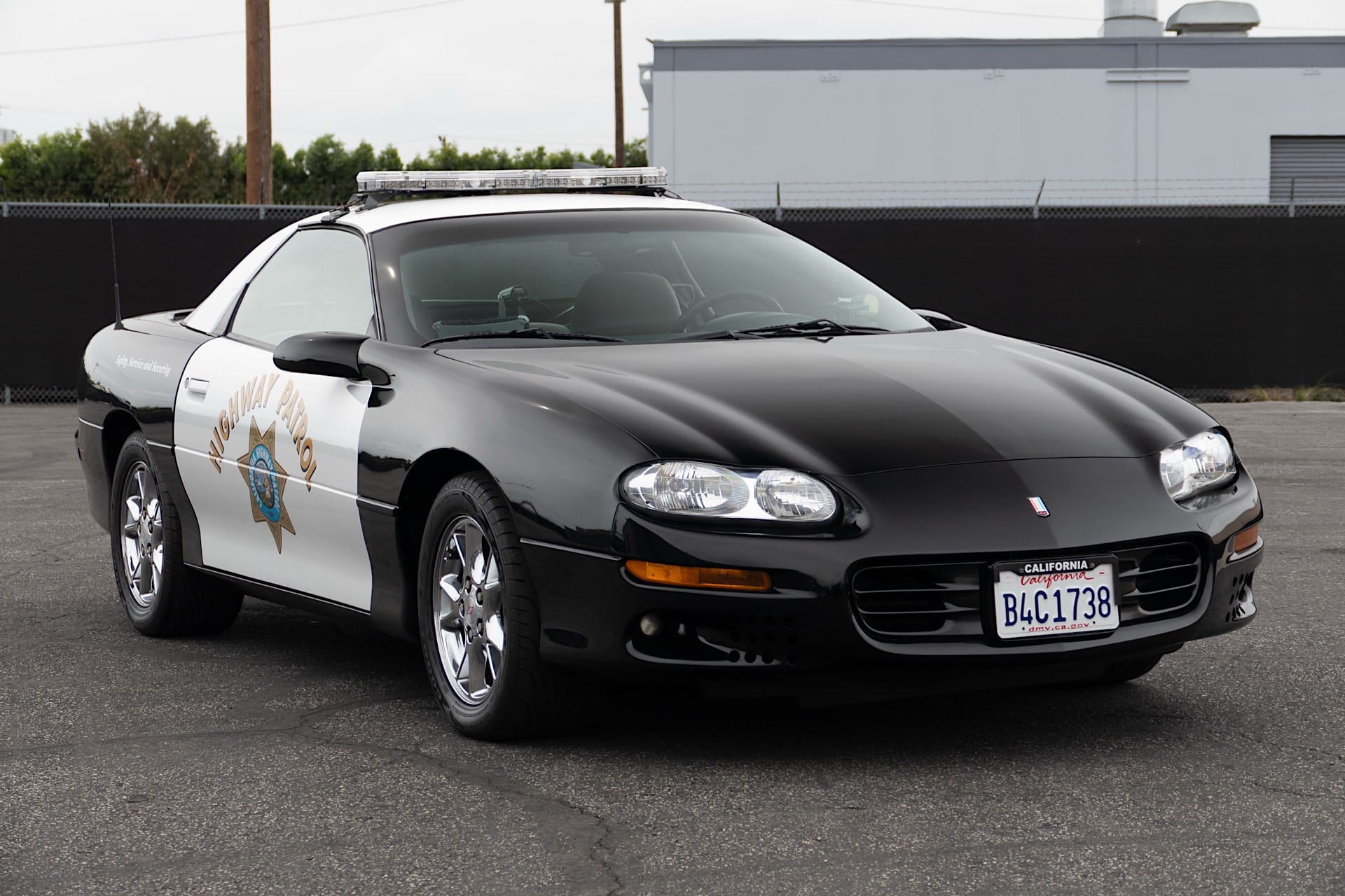 Ex-CHP 2002 Chevrolet Camaro B4C police package hits Hagerty Marketplace, no reserve