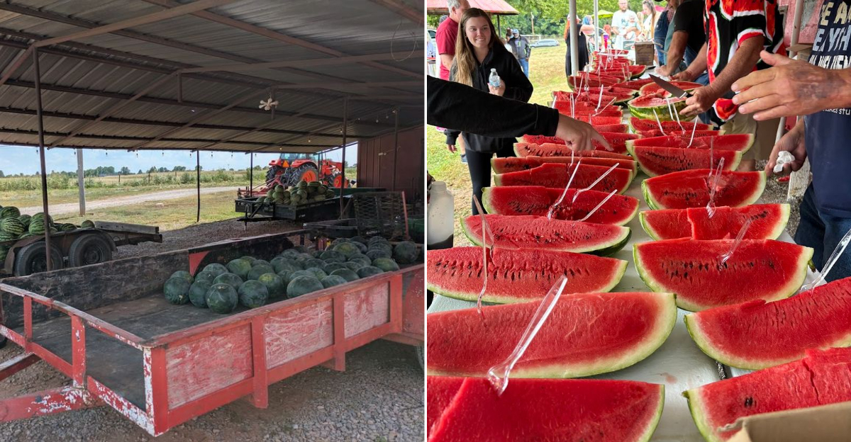This tiny Oklahoma town becomes a watermelon lover’s paradise every summer