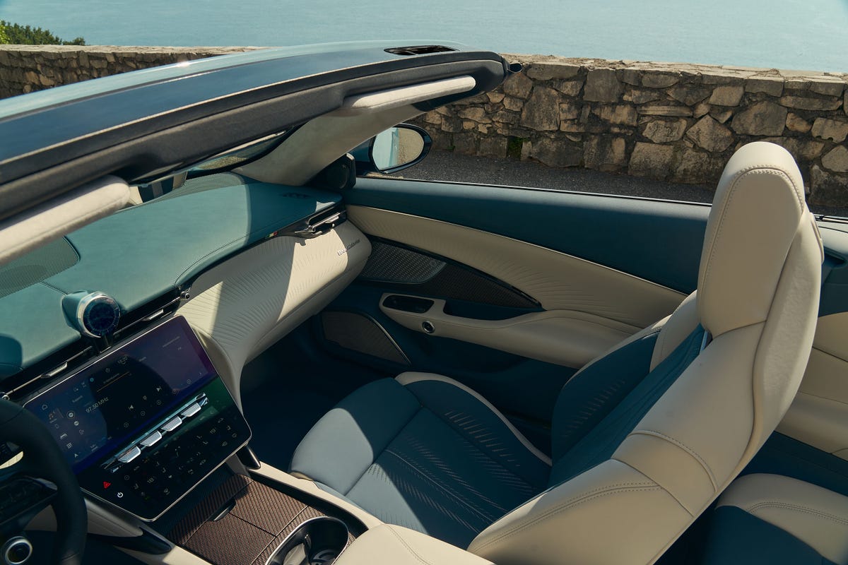 View Interior Photos of the 2027 Maserati GranCabrio Folgore