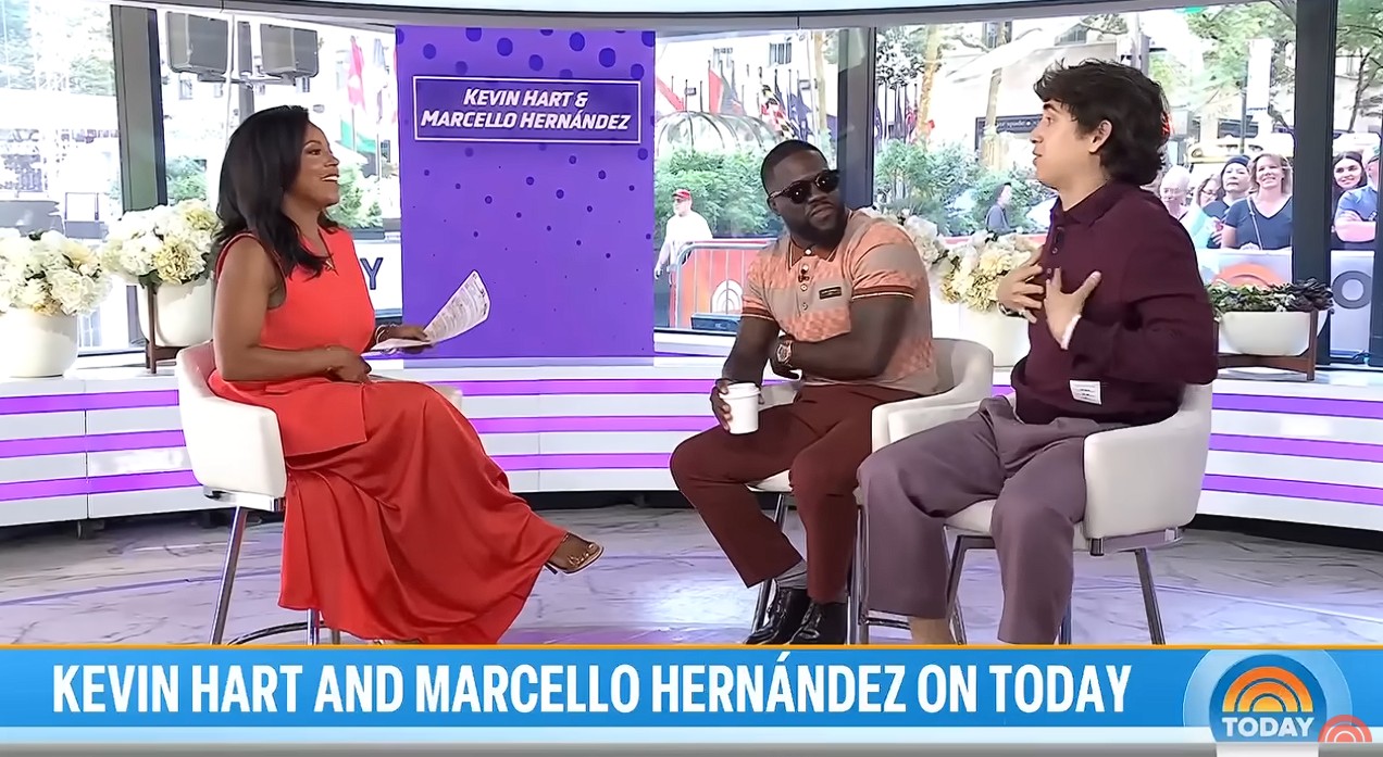 Marcello Hernández hilariously impersonates Kevin Hart during Today appearance | WATCH
