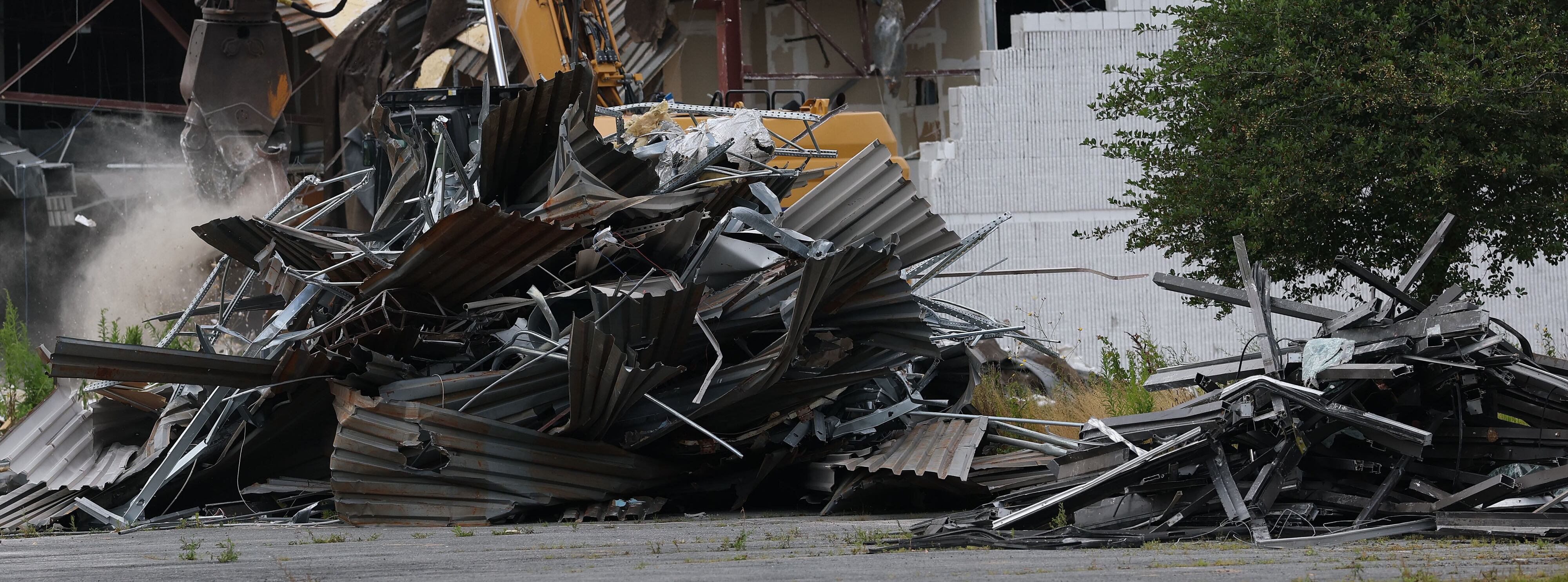 Demolition has started at the Great Northern Mall Wednesday July 22, 2026. Sessler Wrecking, a demolition contractor based in Waterloo, started to demolish the mall in preparation for the sites redevelopment. Dennis Nett | dnett@syracuse.com
