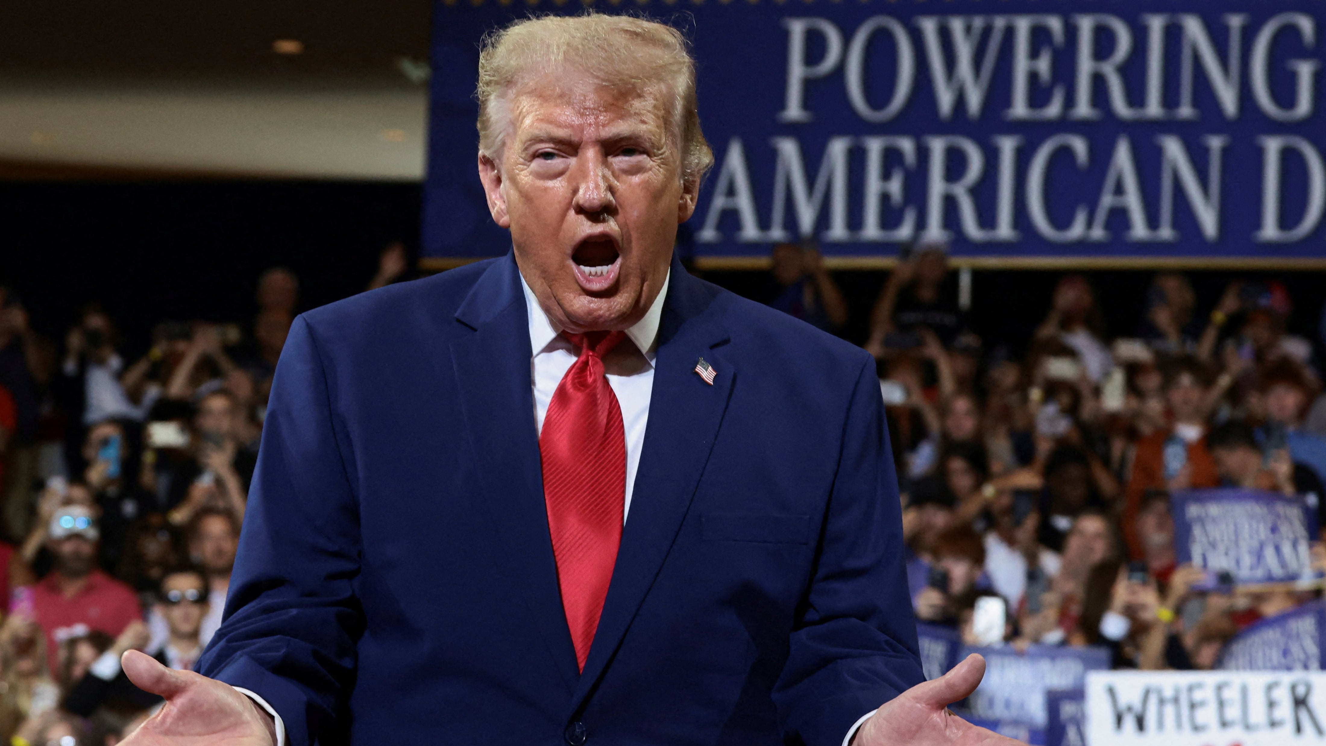 Trump brags about giving grieving parents ride on his plane