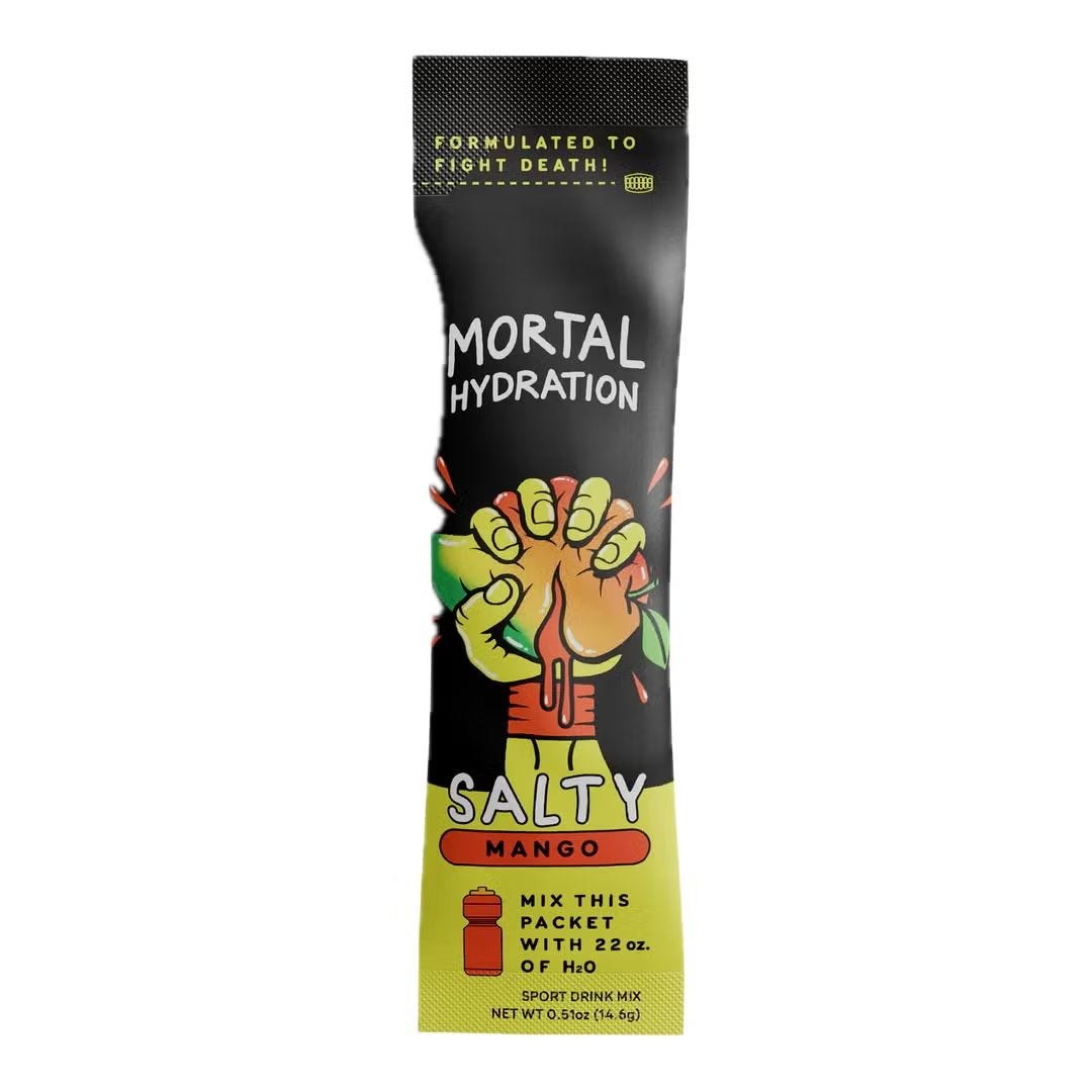 Mortal Hydration Salty Mango, Single Serving