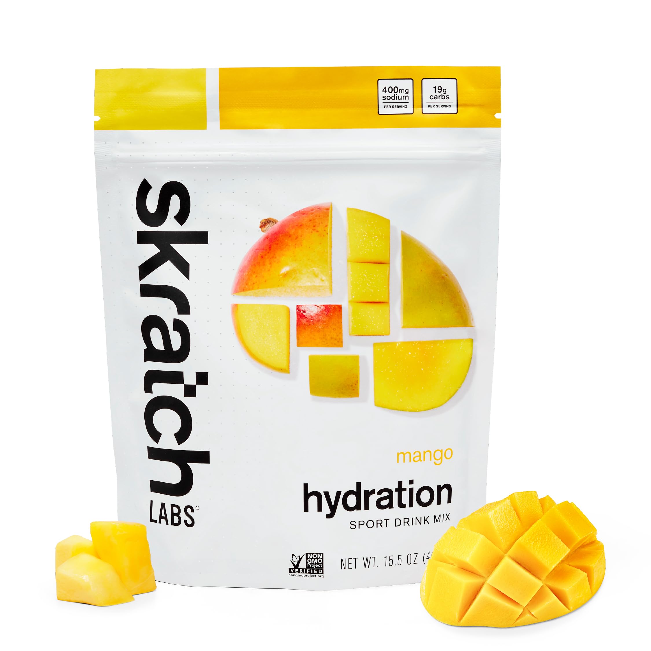 Skratch Labs Hydration Sports Drink Mix, Mango, 20 Servings