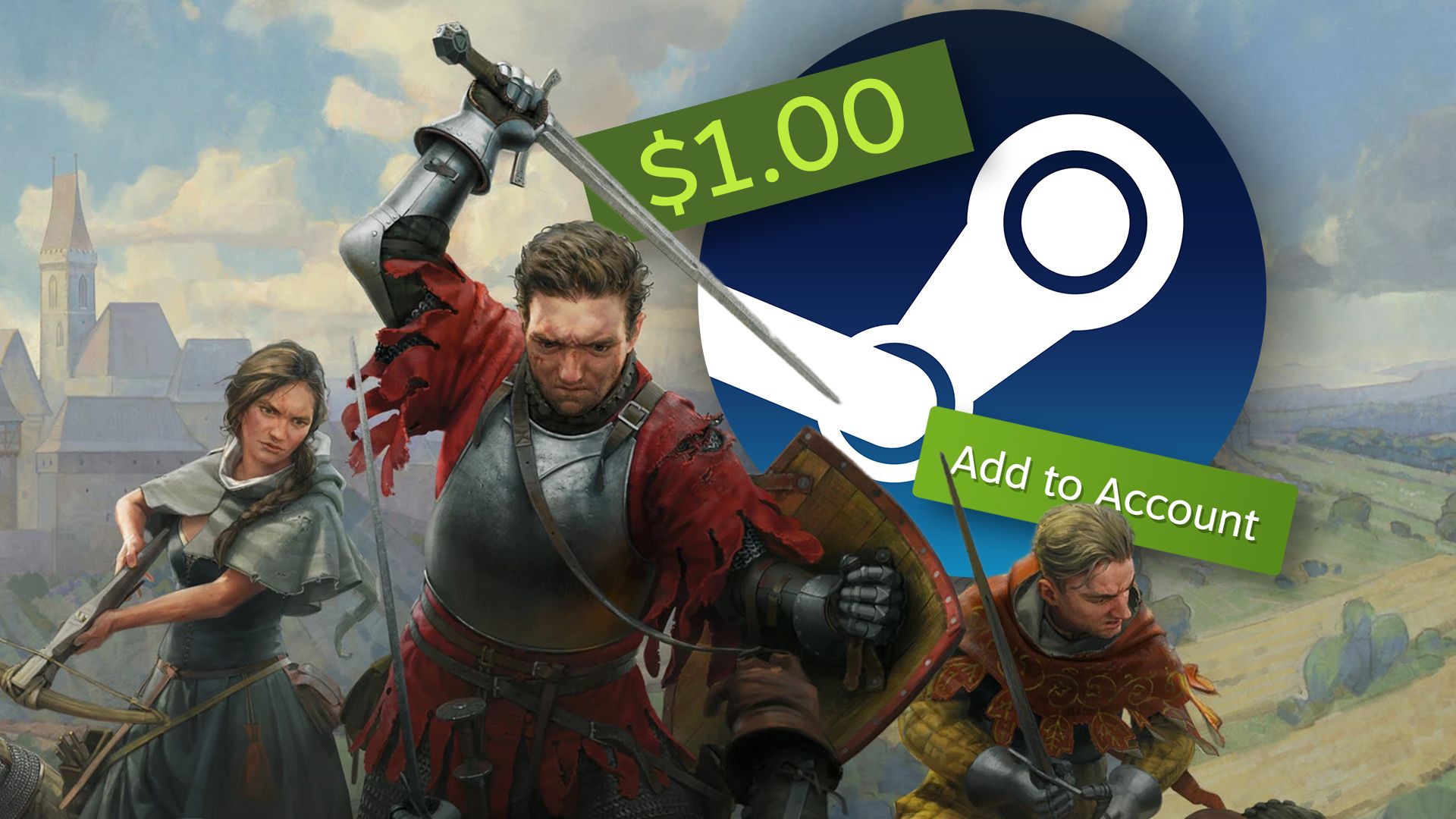 Steam users have a chance to get 10/10 open-world RPG Kingdom Come: Deliverance 2 for $1