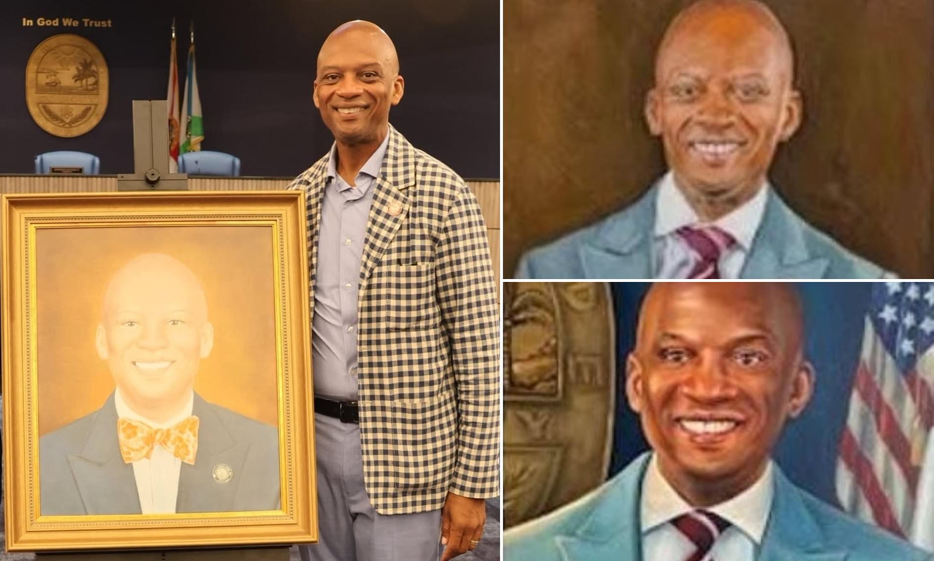 Lawmakers waste huge sum of taxpayer cash on three portraits of retired former colleague