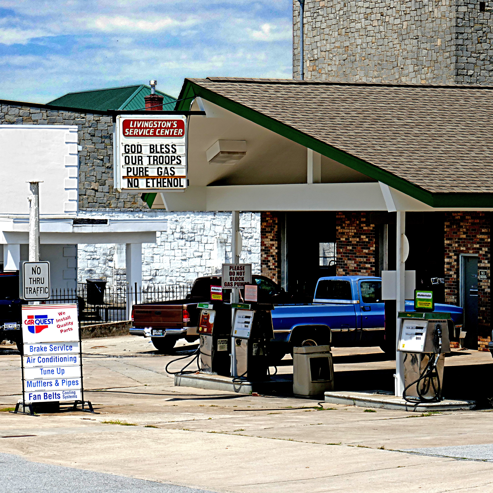 God Bless our Gas South Carolina, USA