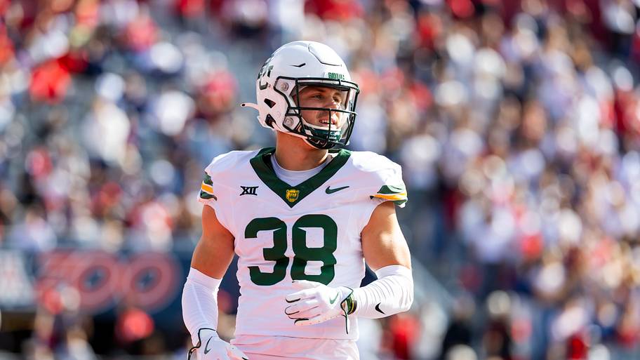 Baylor Bears safety Jacob Redding (38) against the Arizona Wildcats