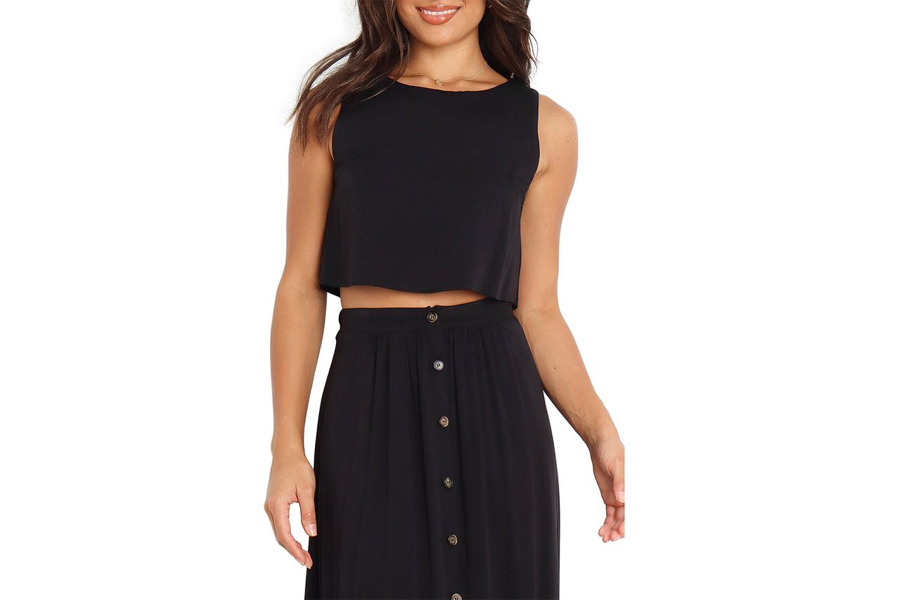 Sutton Sleeveless Crop Top