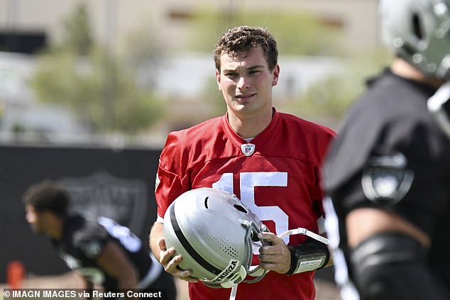 Raiders first-overall pick Fernando Mendoza might only be 'sprinkled in' during training camp