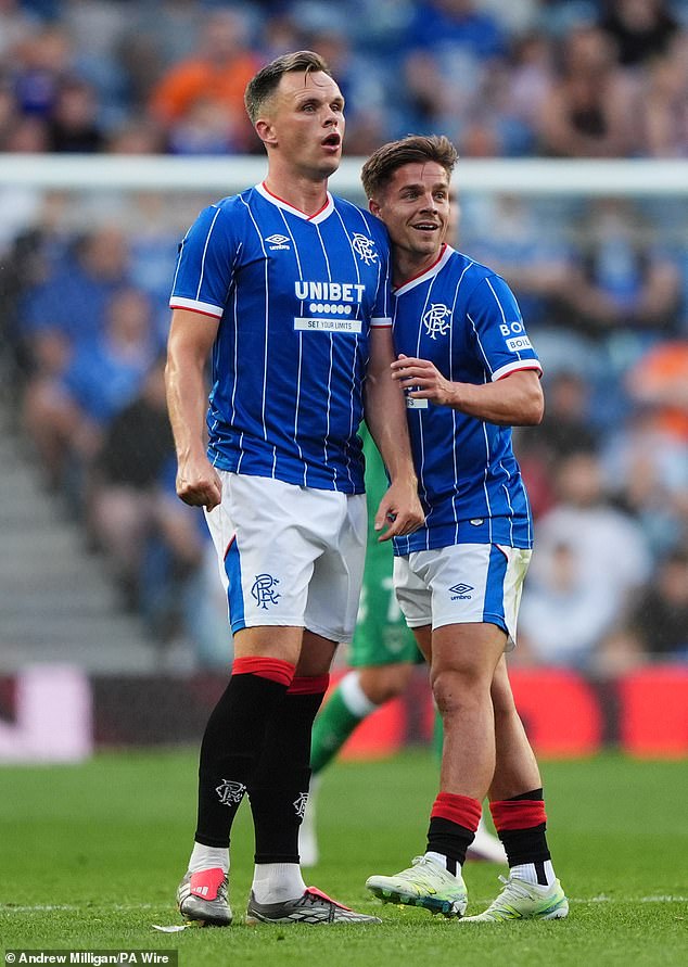 Lawrence Shankland and Cammy Devlin both played their part in Rangers' win on their debuts