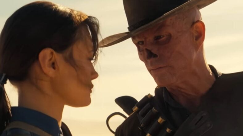Lucy MacLean and The Ghoul in Fallout TV Adaptation, Credit: YouTube, Prime Video