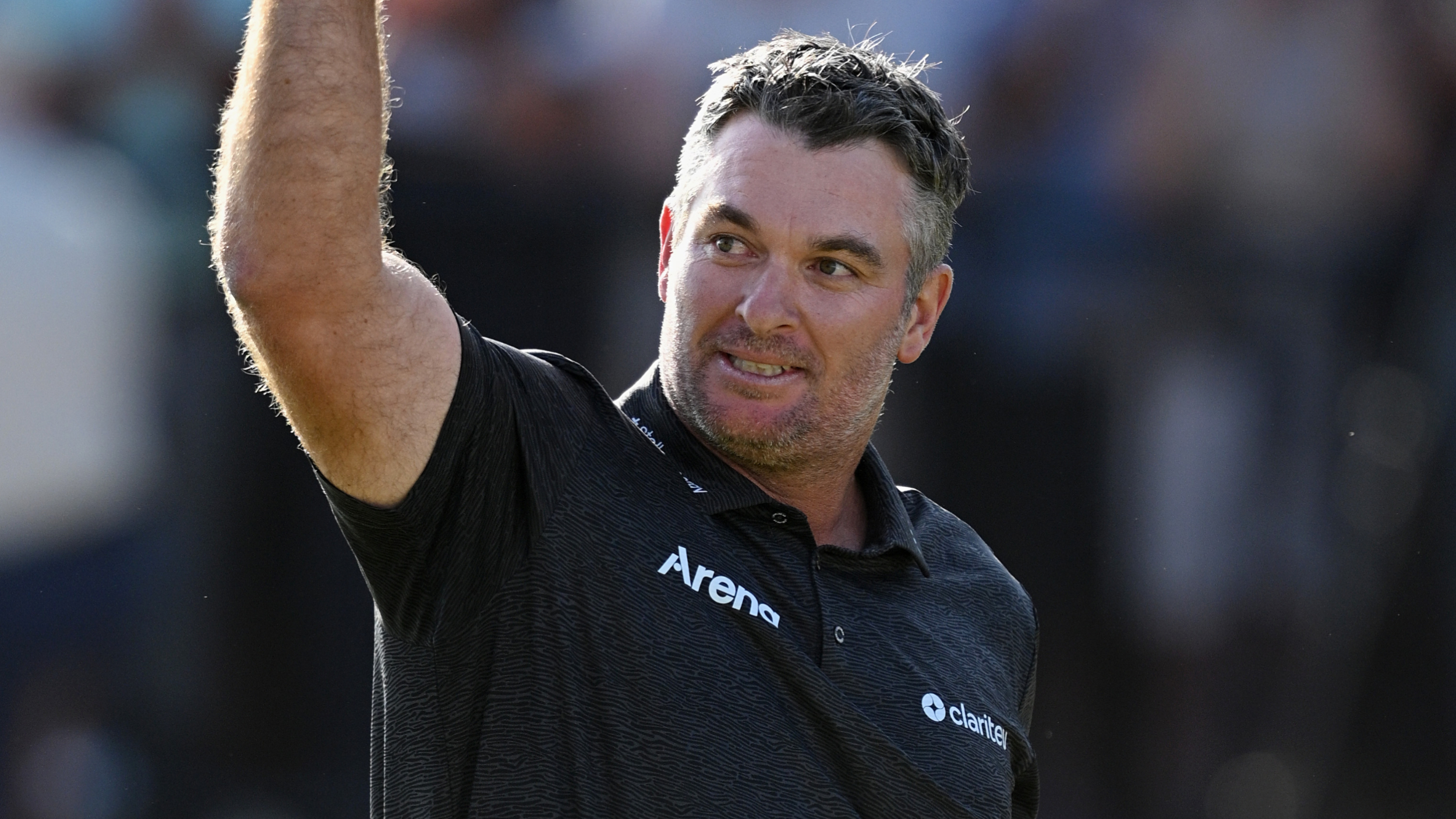 Ryan Fox celebrates winning The Open