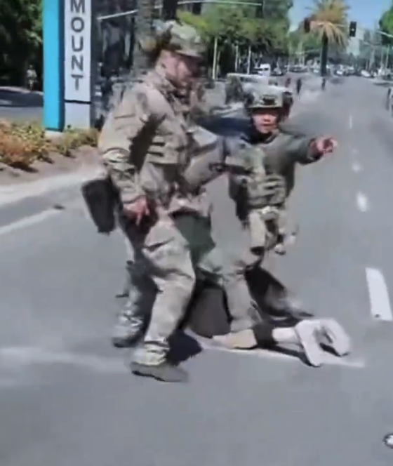Masked agitator learns fate for chucking cinder block at federal agent during LA anti-ICE protest