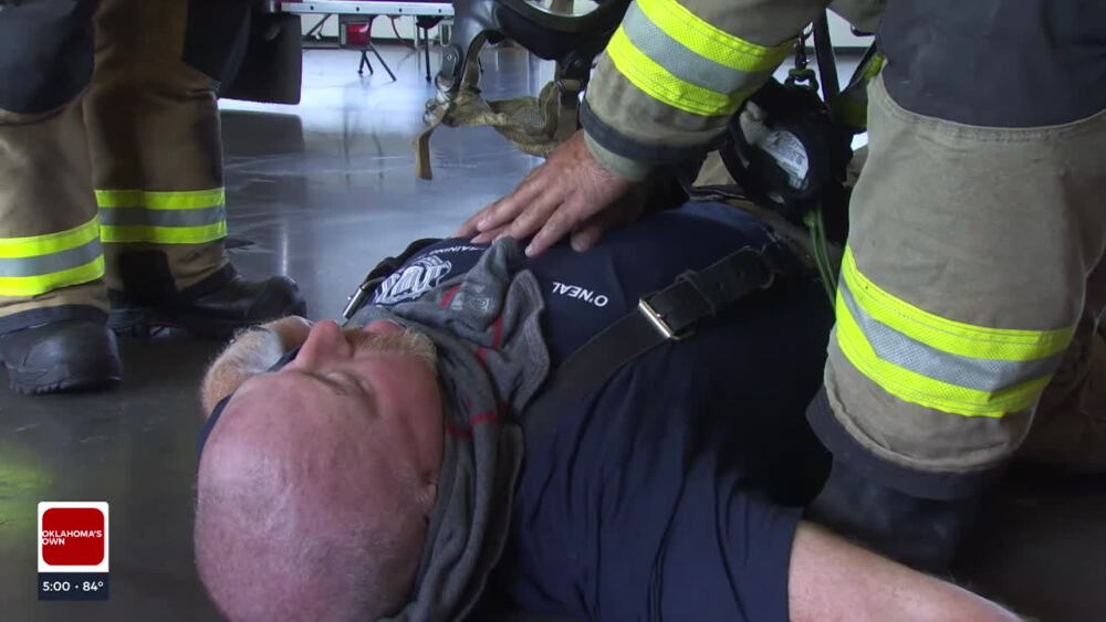 Tulsa firefighters train for emergencies that happen to their own