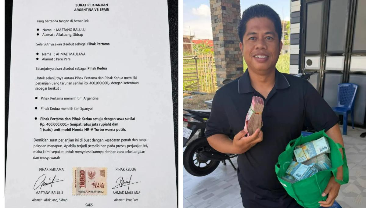 Viral Surat Taruhan Final Piala Dunia dan Motif Pembunuhan TNI di Tangerang