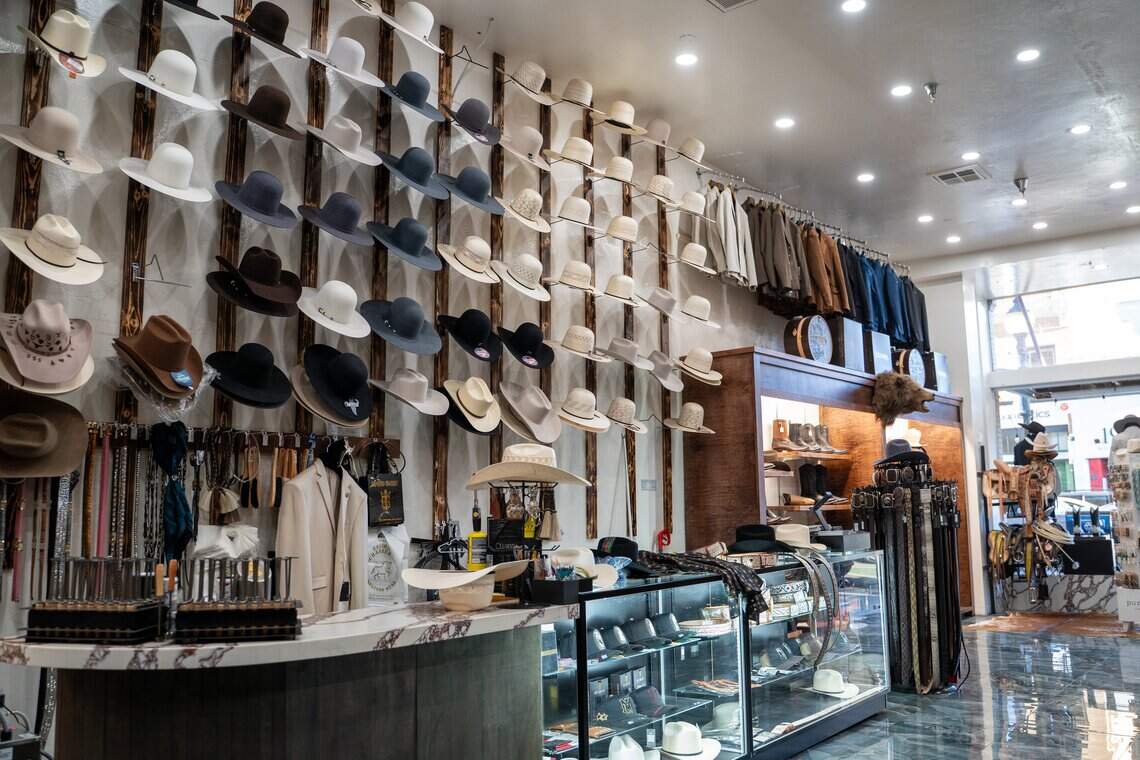 The interior of Salinas Charreria & Western Wear, pictured here on Tuesday, Jan. 27, 2026. Salinas Charreria & Western Wear opened its San Luis Obispo location Jan. 3.