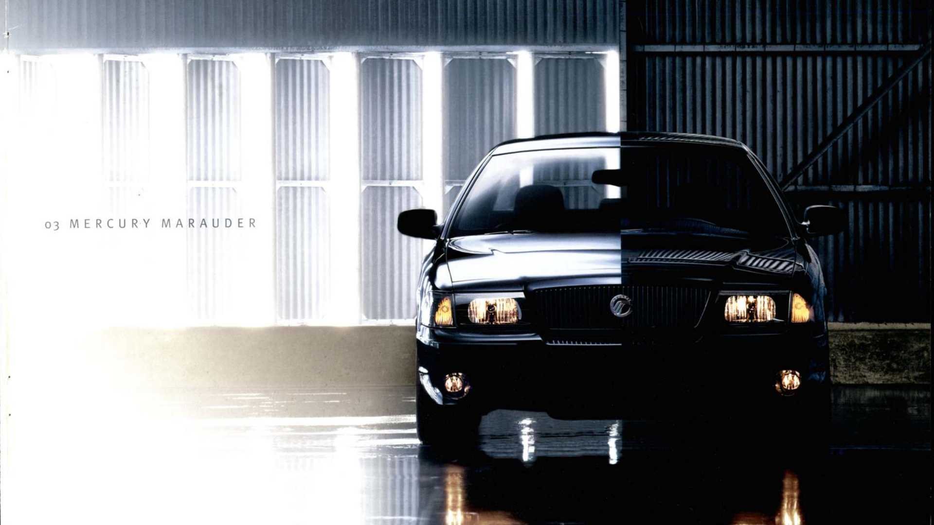 2003 Mercury Marauder Brochure Cover Light and Dark