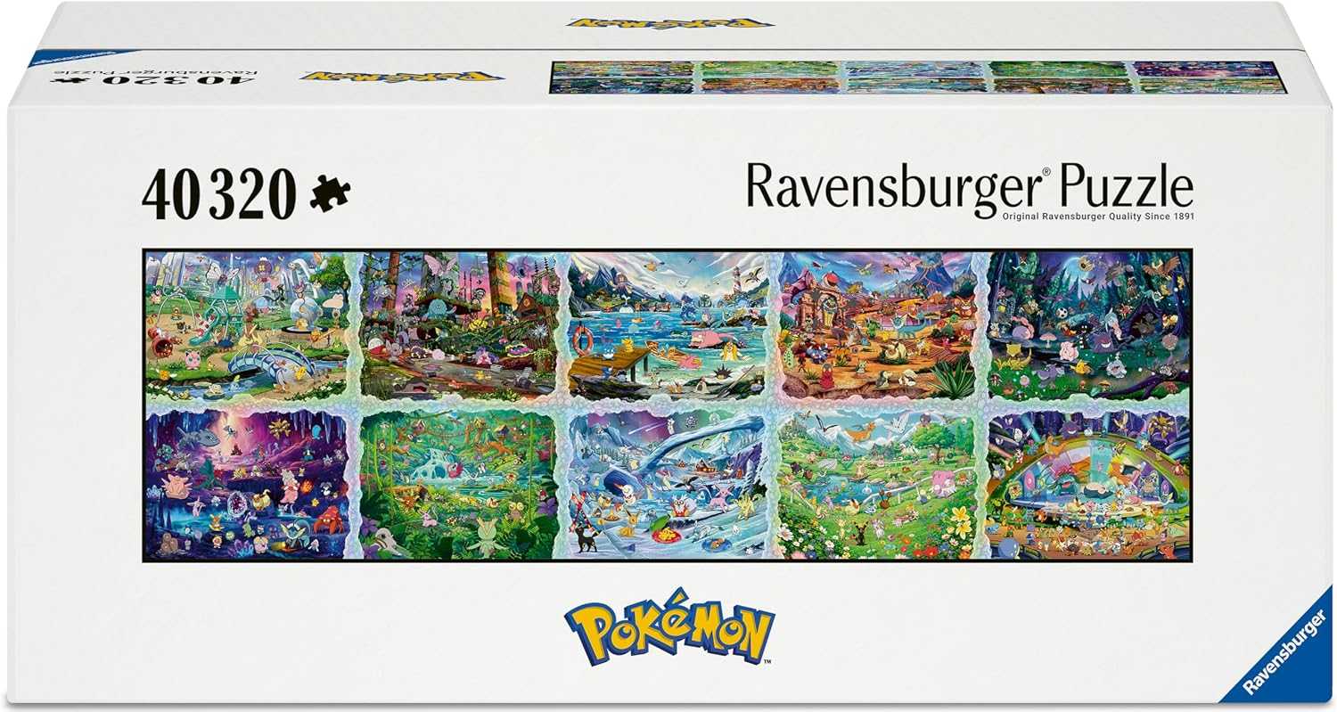 The puzzle box for Ravensburger's Pokémon Celebration Journey.