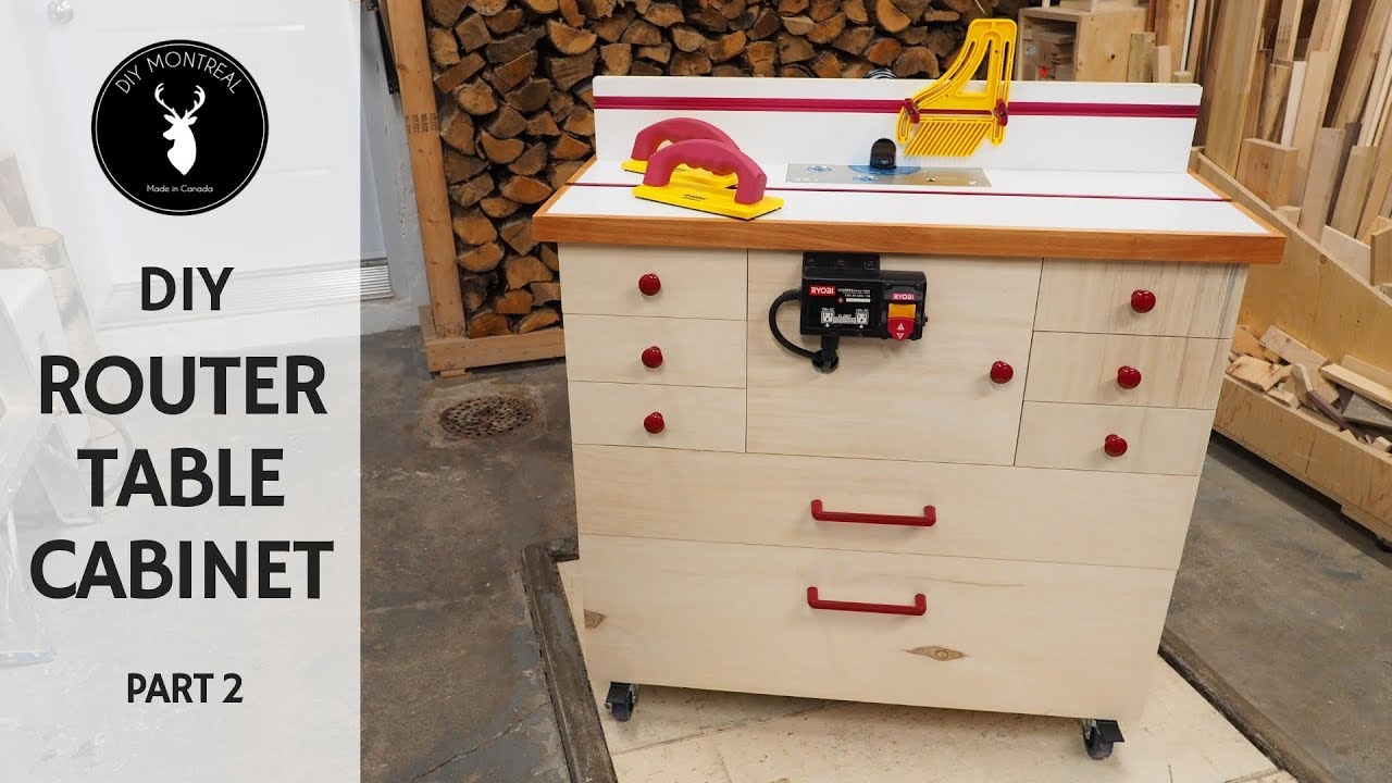Watch me transform wood into a router cabinet!