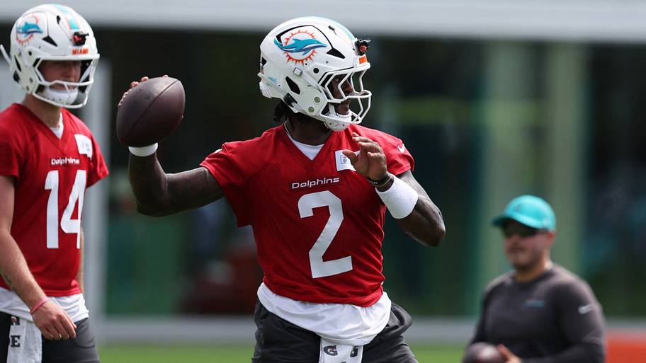 Miami Dolphins quarterback Malik Willis