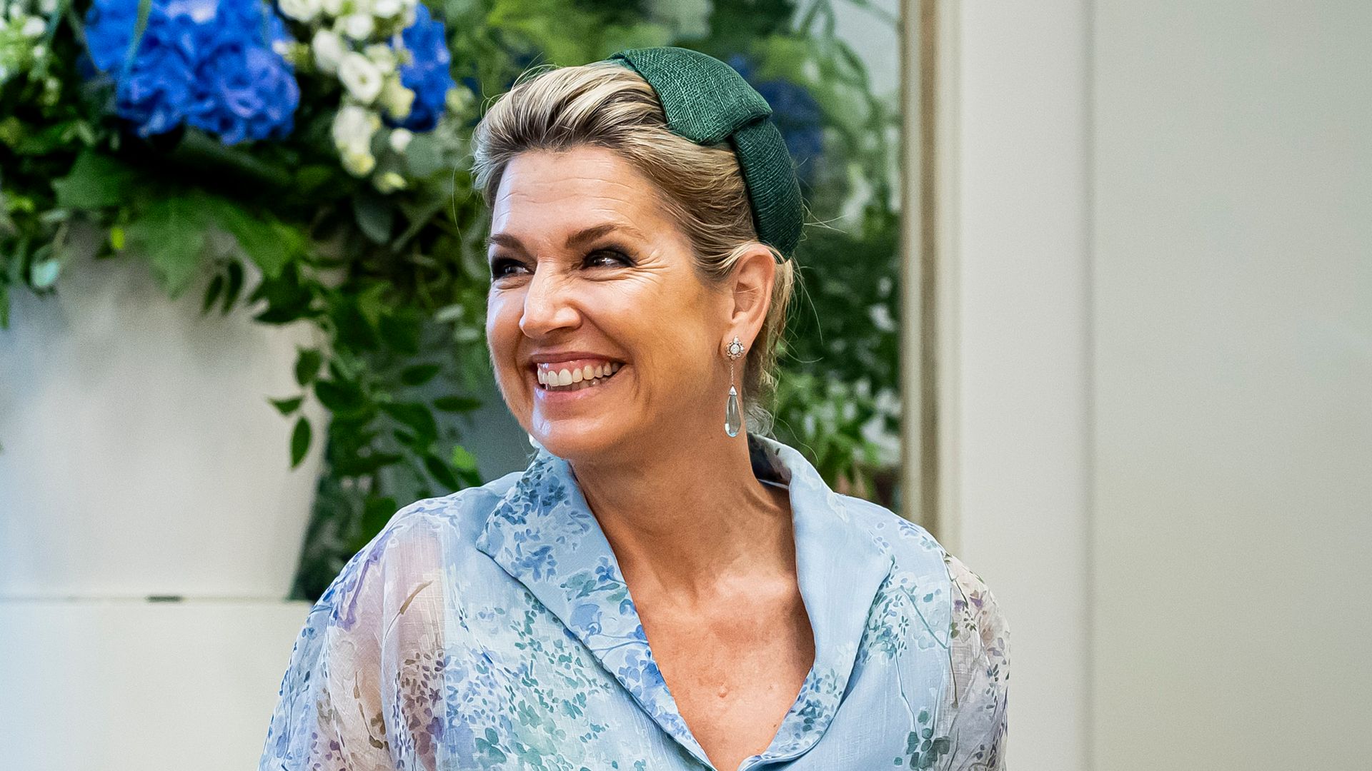 Queen Máxima's favorite floral earrings reveal the Spanish jewelry trend she can't stop wearing