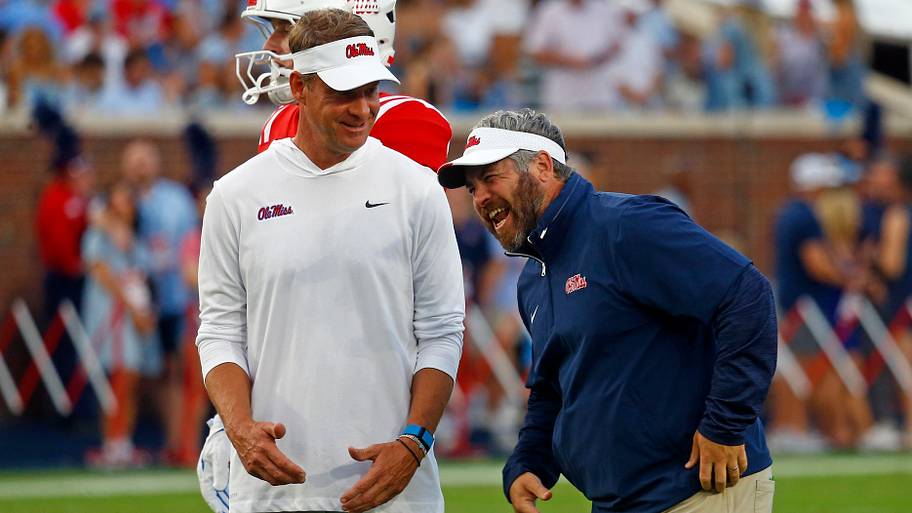 Ole Miss coach Pete Golding clears the air about his relationship with Lane Kiffin