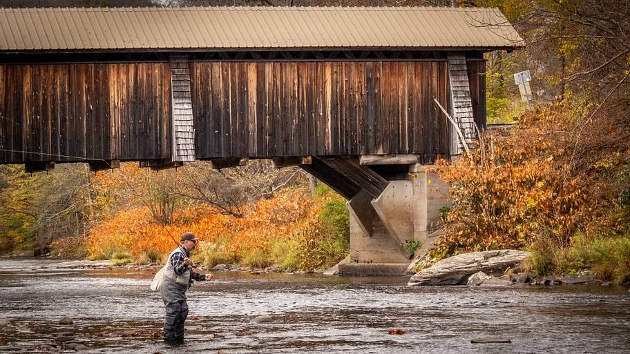 Experience fly fishing history, wild trout, and a classic Catskills autumn