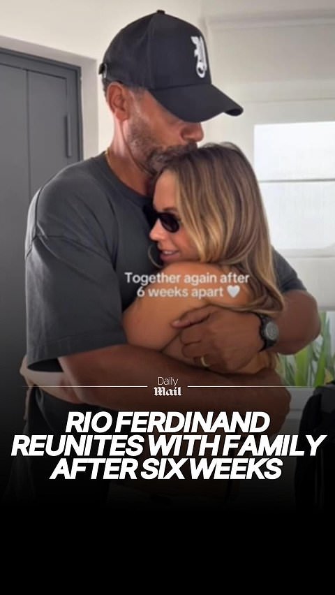 Rio Ferdinand reunites with family after World Cup