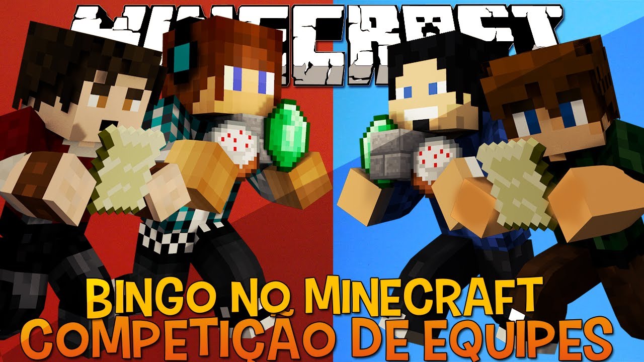 Minecraft bingo! - O desafio entre equipes
