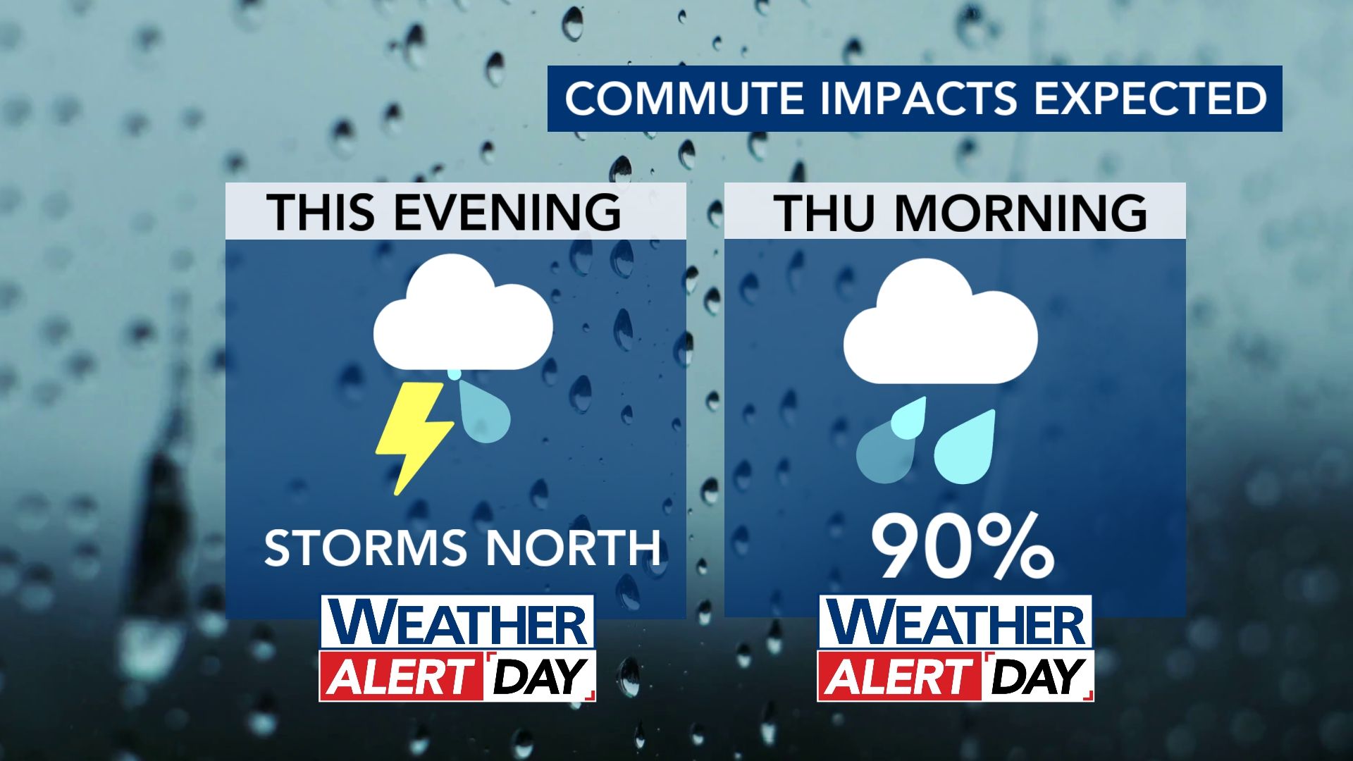 Flood watch in effect on Wednesday, with heaviest rain is yet to come