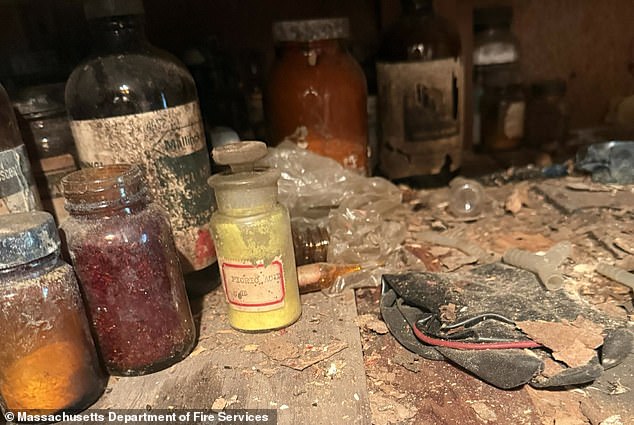 One of the identified materials was picric acid, which when dry is considered highly sensitive and can detonate from minor impact friction or heat